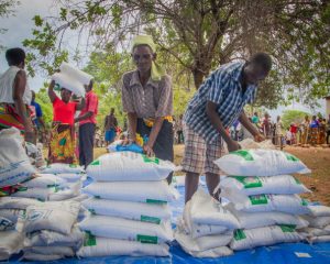 Read more about the article Chieftains Mwenda happy with distribution of relief maize in Chikankata