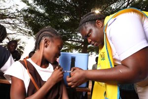 Read more about the article More than 500 nine year old girls in Katete receive HPV vaccine