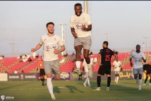 Read more about the article Emmanuel Banda strikes debut goal for Saudi club