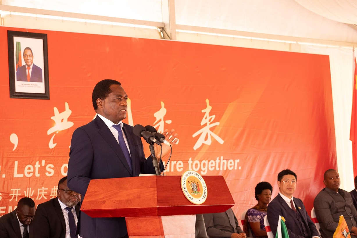 Read more about the article President Hichilema launches steel plant