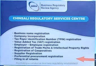 You are currently viewing REGULATORY SERVICES CENTRE ESTABLISHED IN CHINSALI