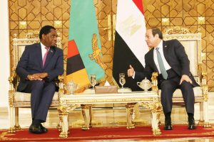 Read more about the article PRESIDENT HICHILEMA, EGYPTIAN PRESIDENT CONFER