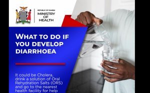 Read more about the article MBALA RESIDENTS URGED TO PREVENT CHOLERA OUTBREAK